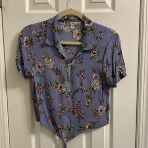 Floral crop top